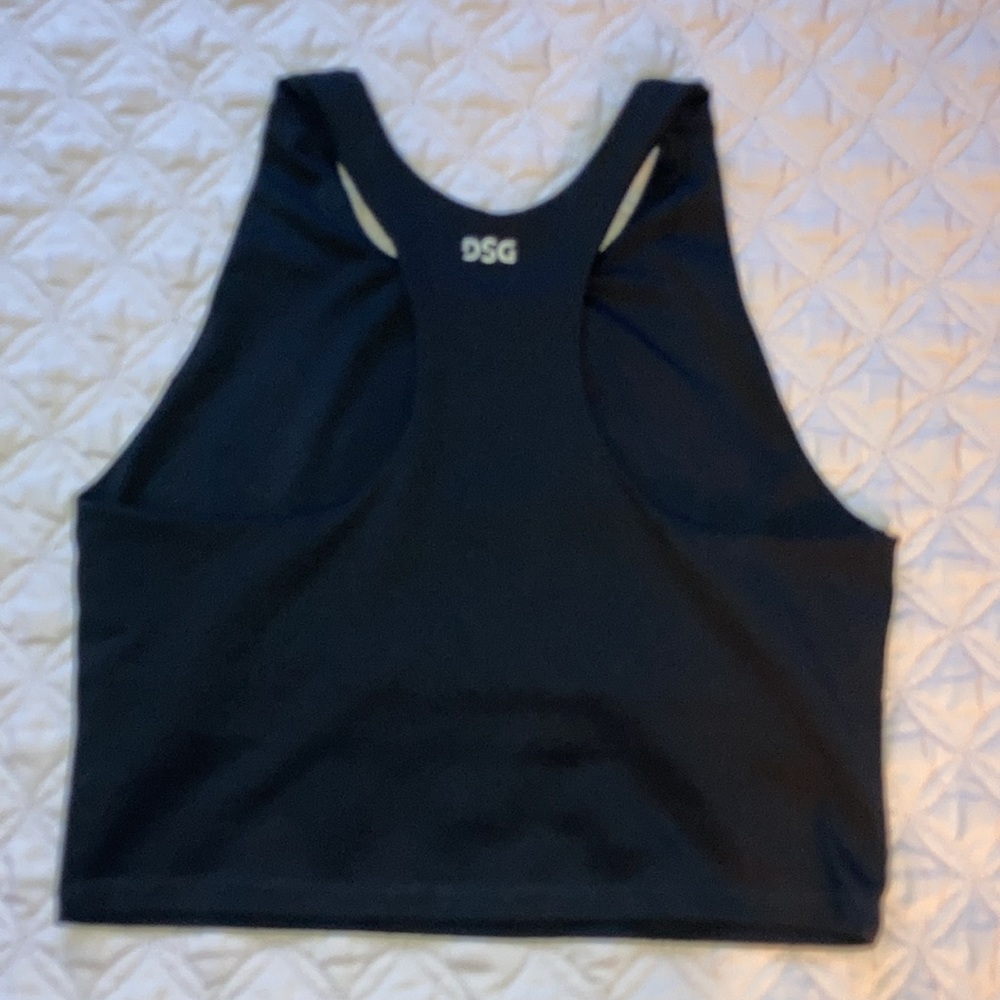 Girls Super Cute Workout Set ~ High Waisted Leggings and Shelf Bra Tank Sz 10/12 - Picture 3 of 12